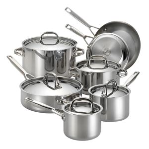 12pc+Tri-Ply+Clad+Cookware+Set