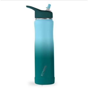 EcoVessel+Summit+24+oz+Insulated+SS+Straw+Water+Bottle+-+Forest+Horizon