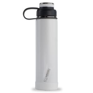 EcoVessel+Boulder+24+oz+TriMax+Insulated+SS+Water+Bottle+-+Whiteout