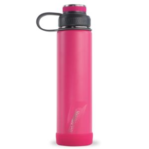 EcoVessel+Boulder+24+oz+TriMax+Insulated+SS+Water+Bottle+-+Wild+Magenta