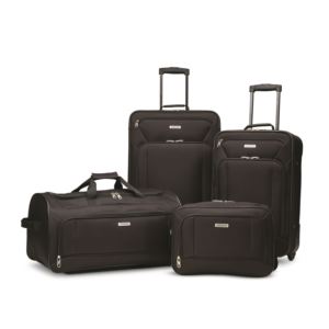 4pc+Fieldbrook+XLT+Nested+Luggage+Set+Black