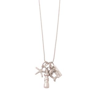 Greetings+From+Silver+Charm+Necklace
