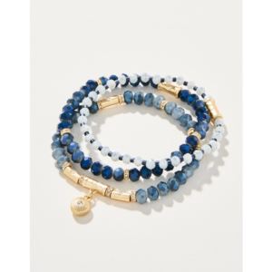 Sparkle+Stretch+Bracelet+Set+Blue