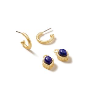 Naia+Drop+Hoops+in+Gold