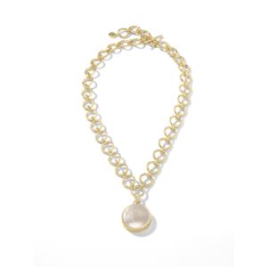 Naia+Chunky+Pearlescent+20%22+Necklace