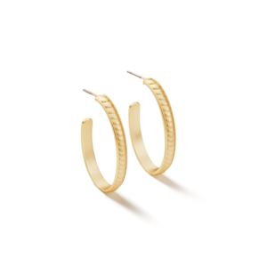 Naia+Bitty+Hoop+Earrings+in+Gold