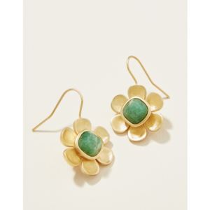 Primrose+Drop+Earrings+-+Green