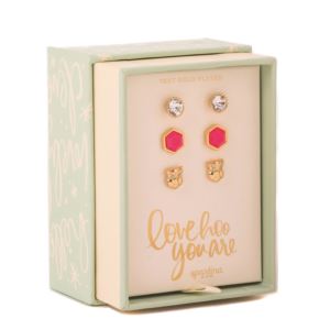 Love+HOO+Earring+Set