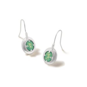 Atlantic+Opal+Drop+Earrings+-+Silver