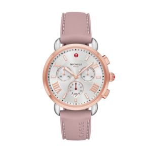 Ladies+Sport+Sail+2-Tone+Pink+Strap+Watch+Silver+Dial