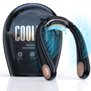 Coolify+Bladeless+Portable+Neck+Fan+Air+Conditioner+-brilliant+black