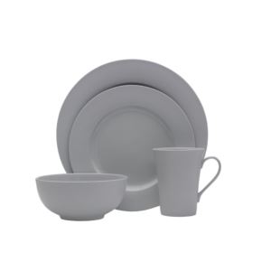 Delray+Gray+16pc+Bone+China+Dinnerware+Set