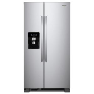 25+Cu+Ft+Side-By-Side+Refrigerator+Stainless+Steel