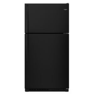 20+Cu+Ft+Top+Mount+Freezer+Refrigerator+Black