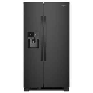 25+Cu+Ft+Side-By-Side+Refrigerator+Black