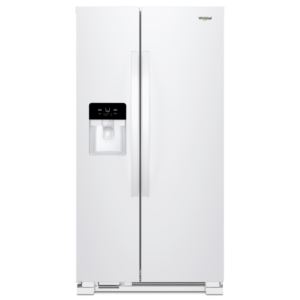 25+Cu+Ft+Side-By-Side+Refrigerator+White