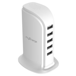 Power+Hub+5-Port+USB+Tower
