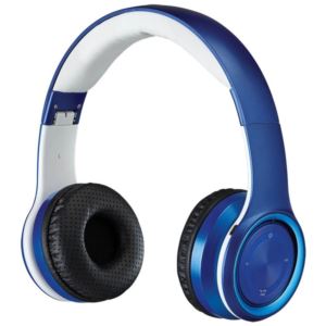 Metallic+Wireless+Bluetooth+Headphones+w%2FAux-in