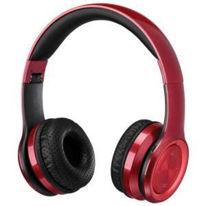 Metallic+Wireless+Bluetooth+Headphones+w%2FAux-in