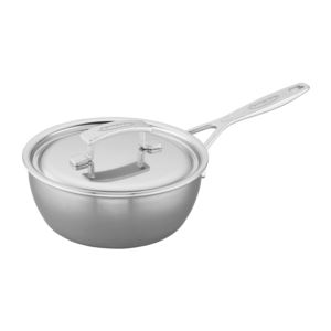 Industry+2.25qt+Stainless+Steel+Saucier+w%2F+Lid