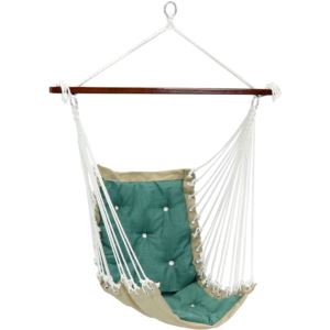 Sunnydaze+Tufted+Victorian+Hammock+Swing+-+300-Pound+Limit+-+Sea+Grass