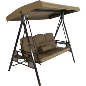 3-Person+Adjustable+Tilt+Canopy+Patio+Swing