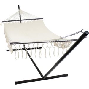 Sunnydaze+American+DeLuxe+Style+Mayan+Hammock+%26+Stand
