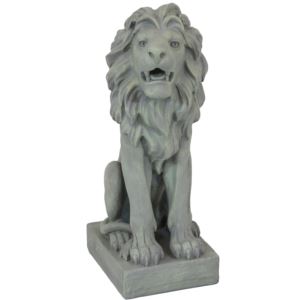Noble+Beast+Sitting+Lion+Outdoor+Statue