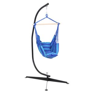 Sunnydaze+Hanging+Hammock+Swing+%26+C-Stand+-+Oasis