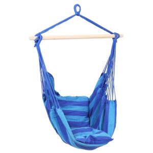 Sunnydaze+Hanging+Hammock+Chair+with+Two+Cushions+-+Oasis