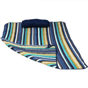 Sunnydaze+Quilted+Hammock+Pad+and+Pillow+Set+-+Lake+View
