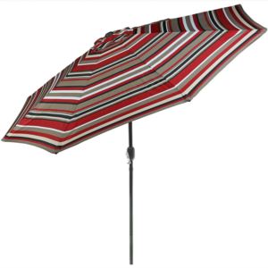 9+%27+Outdoor+Patio+Umbrella+with+Push+Button+Tilt+%26+Crank