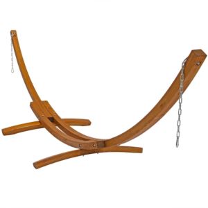 Solid+Wood+Curved+Hammock+Stand+-+13%27