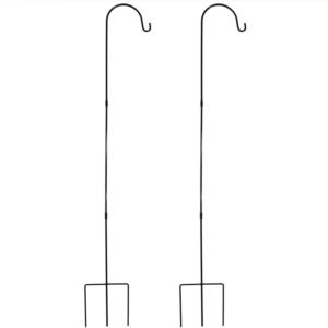 Steel+Single+Shepherd+Hooks+-+Set+of+2
