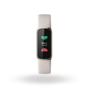 Luxe+Fitness+%26+Wellness+HR+Tracker+Lunar+White%2FGold+Stainless+Steel