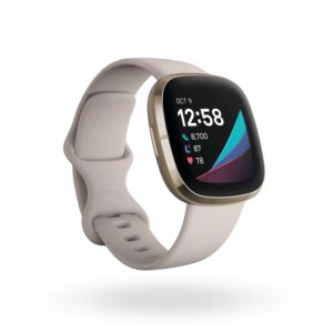 Sense+Health+Smartwatch+Lunar+White%2FSoft+Gold