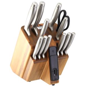 ExactEdge+13pc+Stainless+Steel+Knife+Block+Set