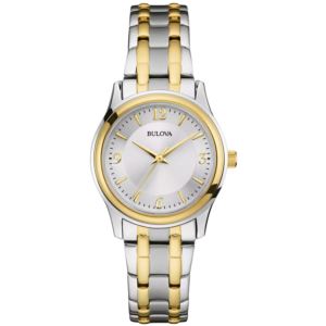 Ladies%27+Corporate+Collection+Two-Tone+Stainless+Steel+Watch+Silver+Dial