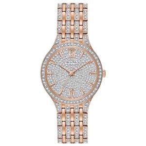 Ladies+Phantom+Crystal+Collection+Two-Tone+Watch+Crysal+Pave+Dial