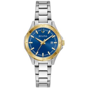 Ladies+Corporate+Collection+Gold+%26+Silver-Tone+Stainless+Steel+Watch+Blue+Dial