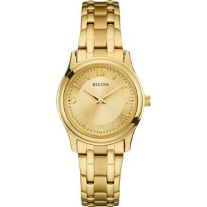Ladies%27+Corporate+Collection+Gold-Tone+Stainless+Steel+Watch+Gold+Dial