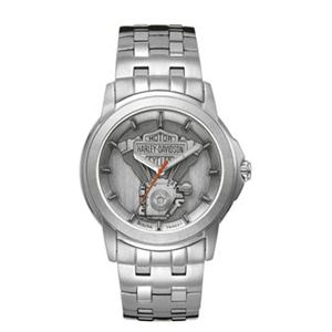 Harley+Davidson+Mens+Stainless+Steel+Bracelet