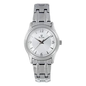 Ladies+Corporate+Collection+Silver-Tone+Stainless+Steel+Watch+Silver+Dial