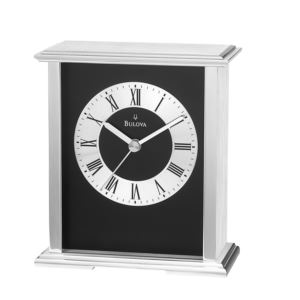 Baron+Polished+Mantel%2FDesk+Clock