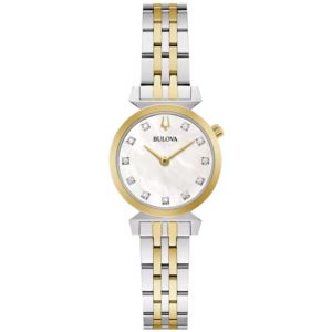 Ladies+Regatta+2-Tone+Crystal+Accent+Watch+Mother-of-Pearl+Dial