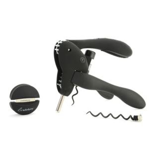 Original+Rabbit+Wine+Bottle+Opener+Black