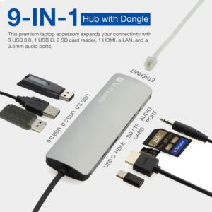 Verbatim+9-in-1+USB+C+Hub+Adapter+with+4K+HDMI