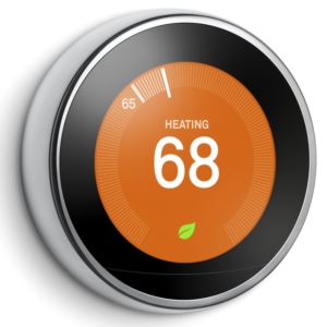 Google+Nest+Learning+Thermostat+in+Polished+Steel