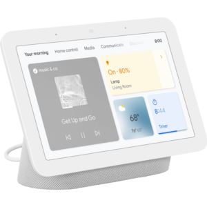 Google+Nest+Hub+with+Sleep+Sense+-+Chalk++%28White%29