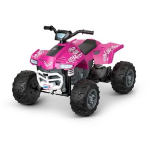 Power+Wheels+Racing+Ride-on+ATV+Pink+-+Ages+3-7+Years